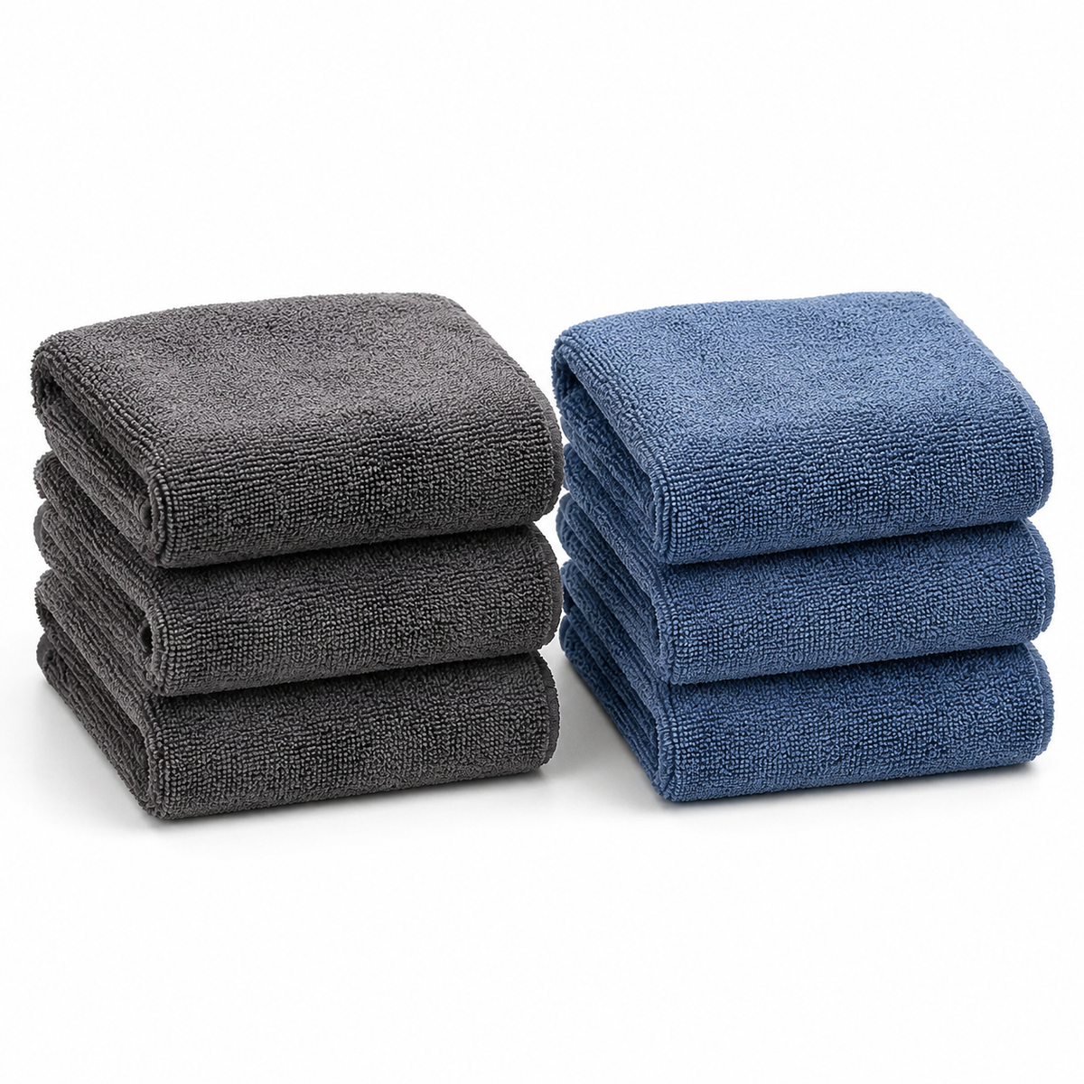 Microfibre Car Cleaning Cloths - Set of 6