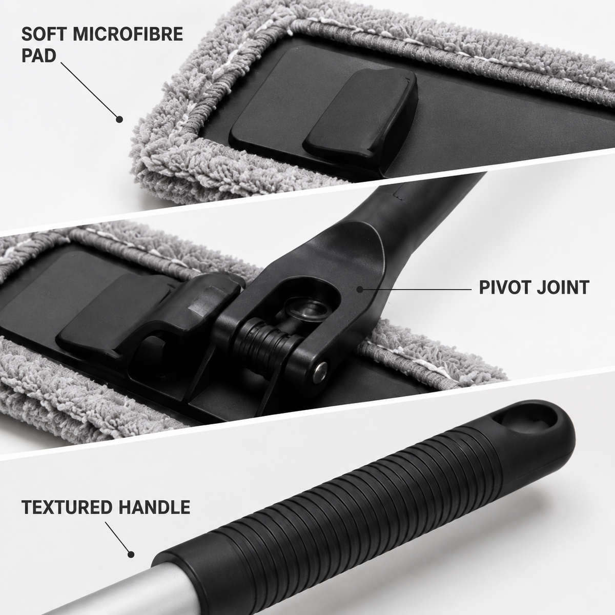 Long-Handle Windscreen Cleaning Tool