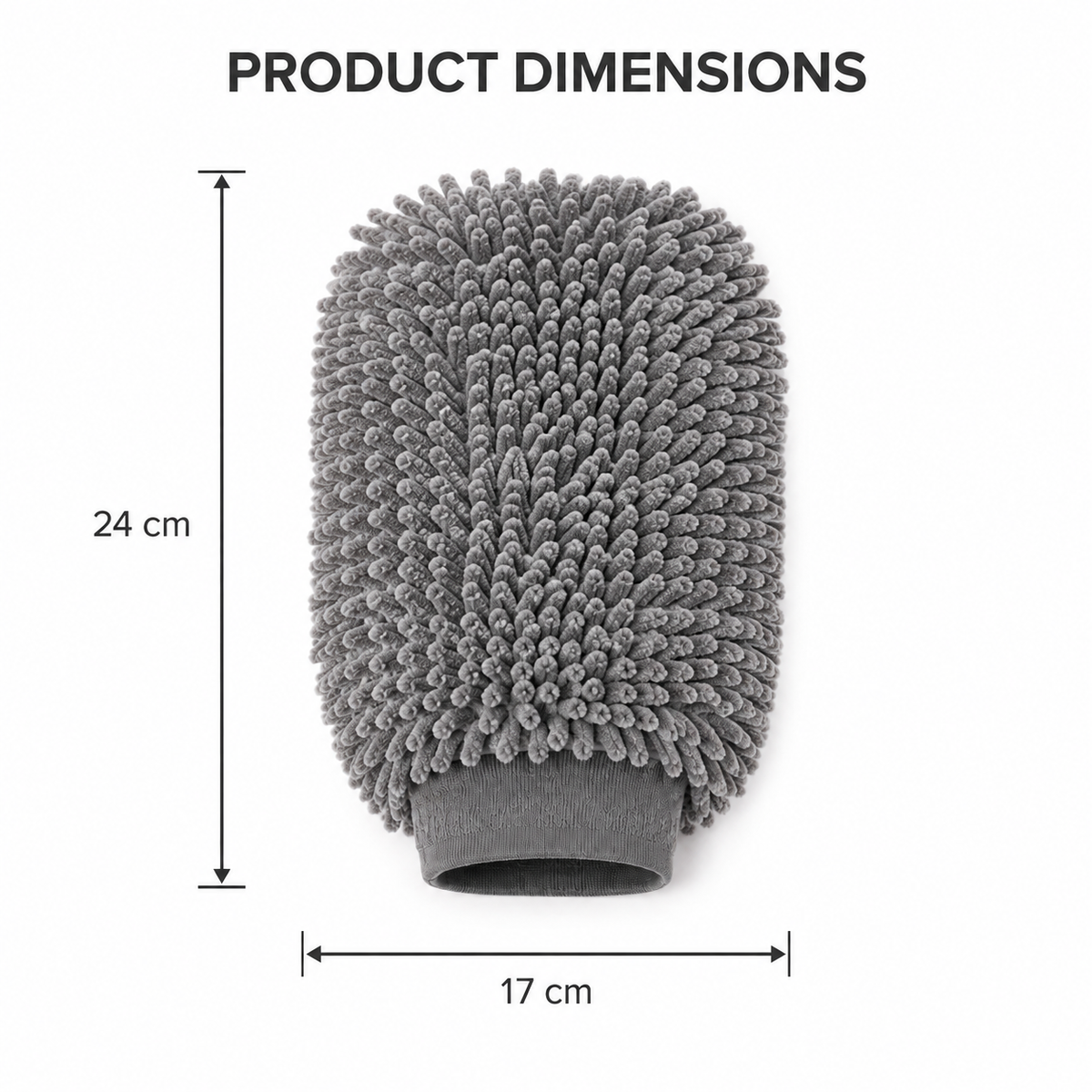 Microfibre Car Wash Mitt - Pair