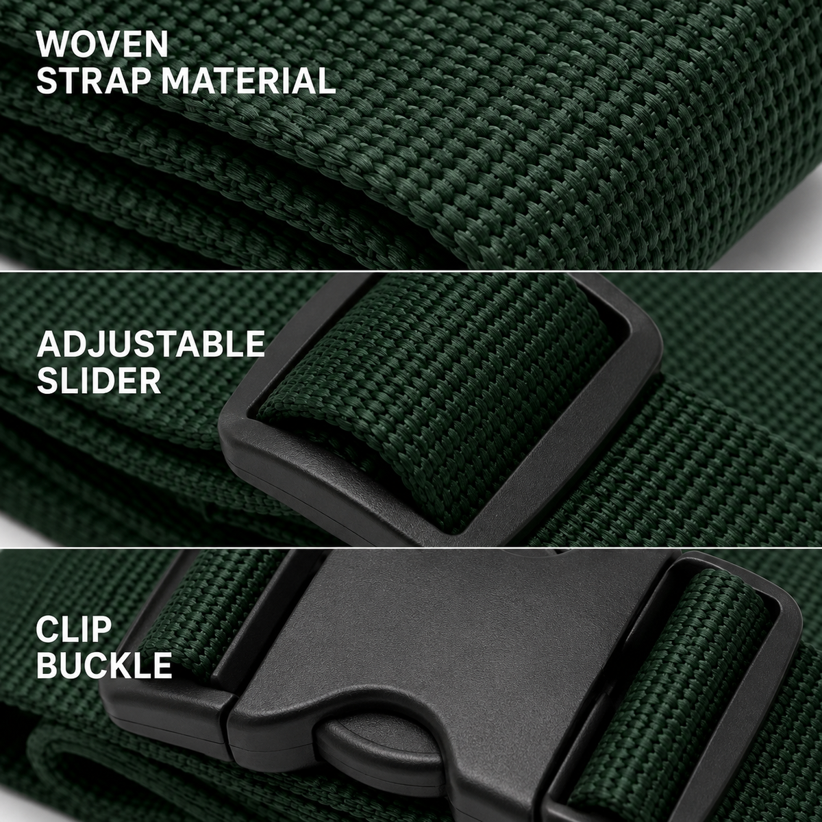 Adjustable Luggage Straps - Set of 4