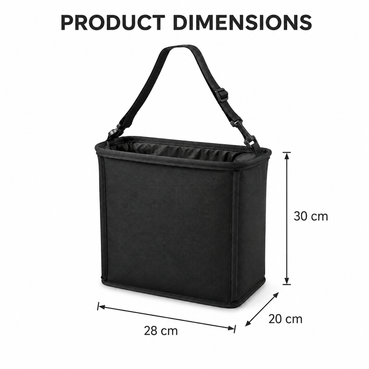Foldable Car Rubbish Bin