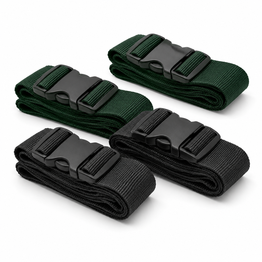 Adjustable Luggage Straps - Set of 4
