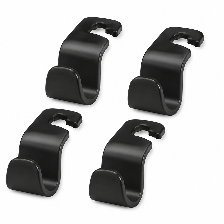 Car Headrest Storage Hooks - Set of 4