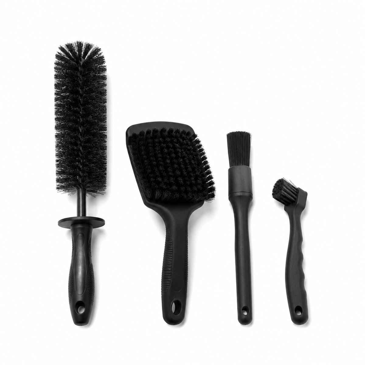 Wheel and Tyre Cleaning Brush Set - 4 Piece