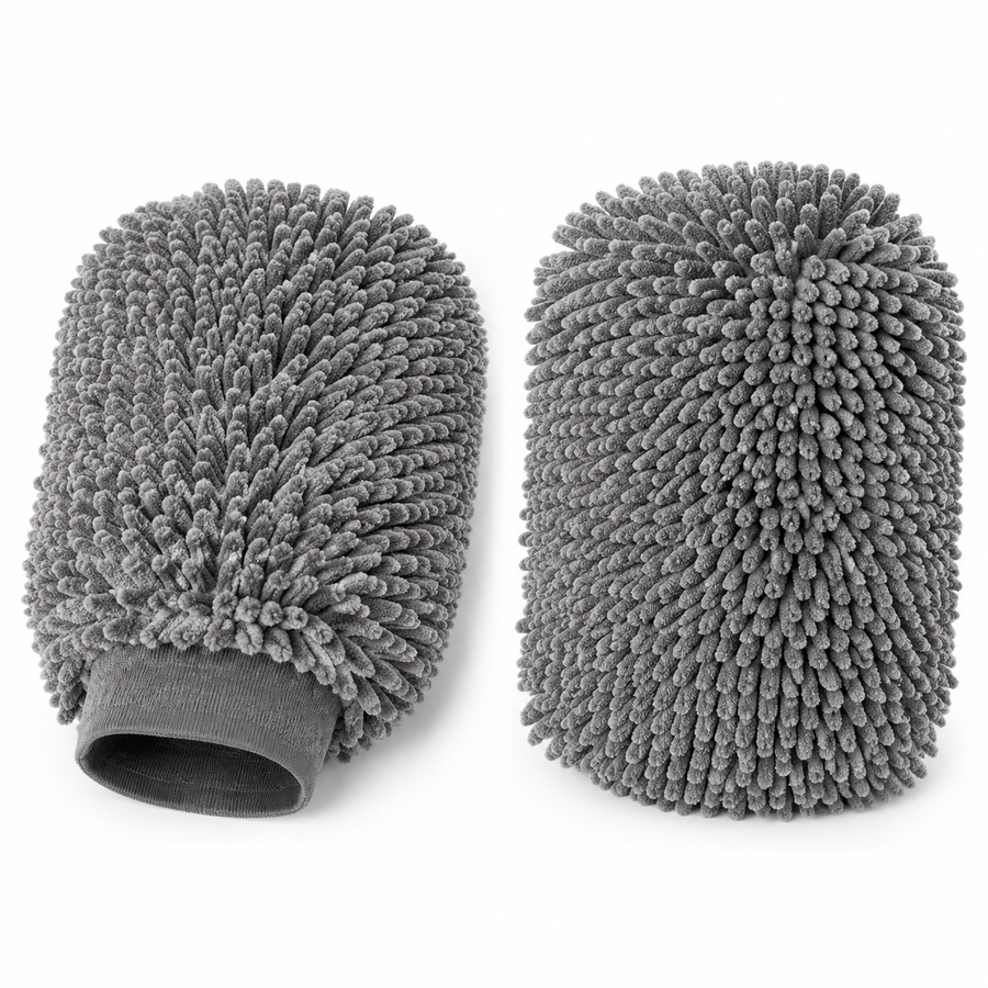 Microfibre Car Wash Mitt - Pair