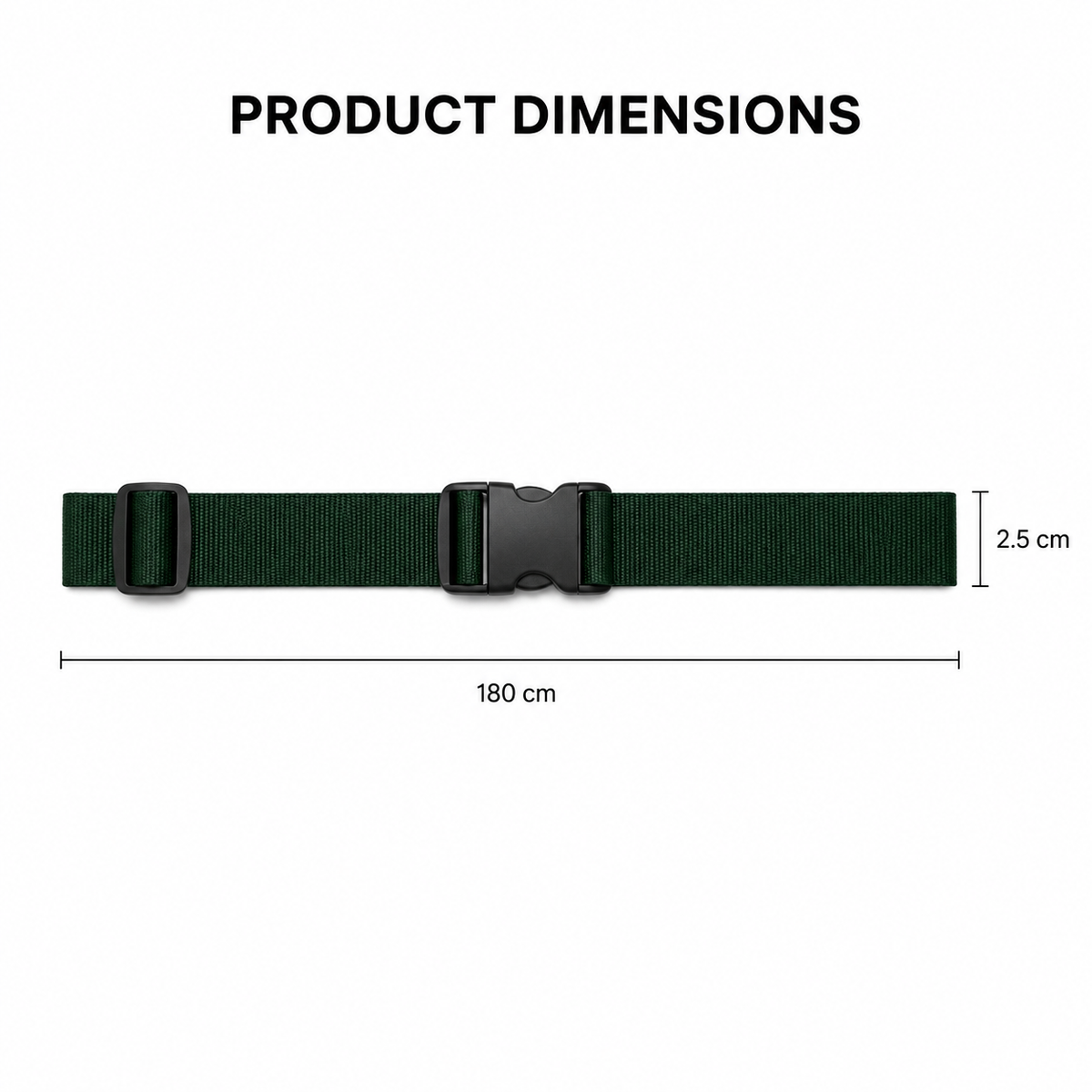 Adjustable Luggage Straps - Set of 4